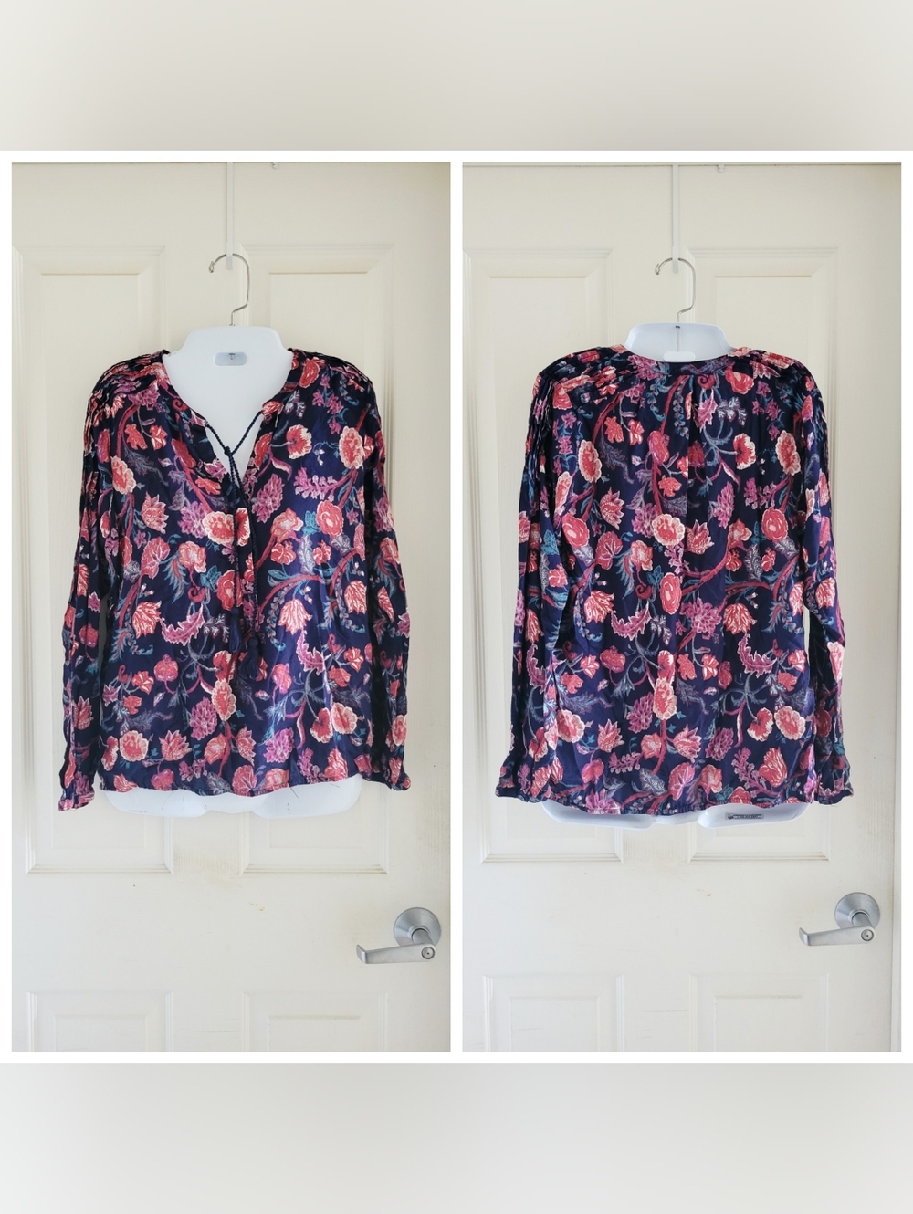 Lucky Brand | Bundle of 5 | Assorted Multicolor Boho Peasant Tops (SIZE S) - Picture 2 of 13